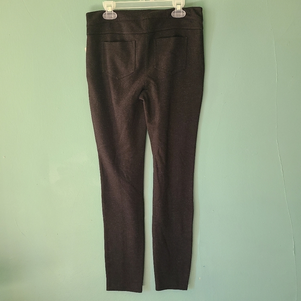 Athleta Zipper Black Leggings Size 4 - Picture 3 of 7